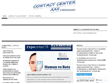 Tablet Screenshot of contactcenterxxii.com